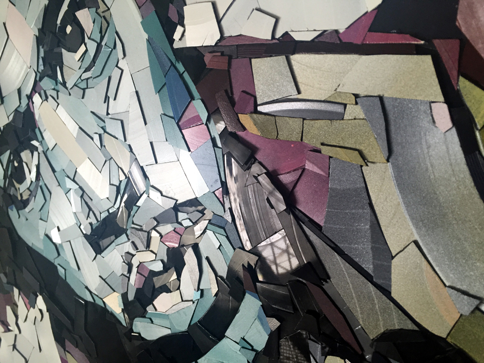 Ed Chapman Jimi Hendrix in vinyl records detail 3